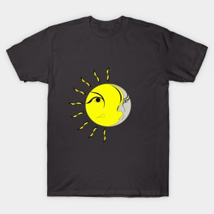 Sun and moon design T-Shirt